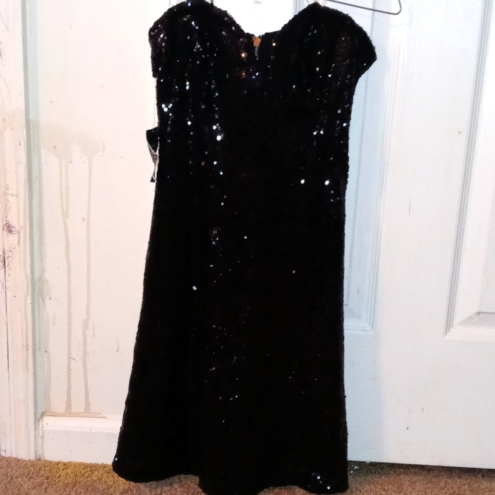 Strapless Sparkle dress size M short brand new